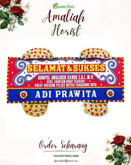 Papan Bunga Ucapan Selamat Siman