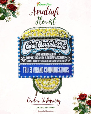 Papan Bunga Duka di Siman